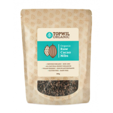 Topwil Organic Raw Cacao Nibs 250g (SALE DUE TO BEST BEFORE DATE 7.4.22)